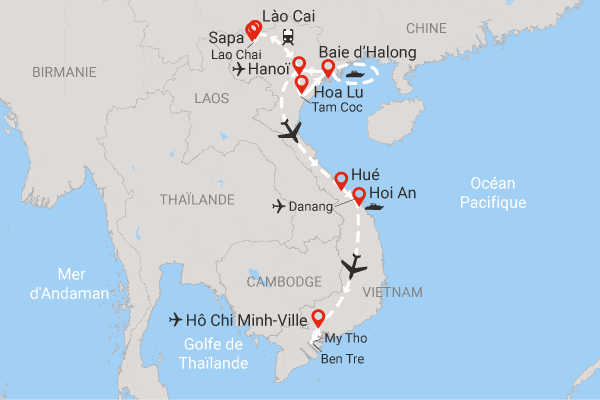 Circuit Passion du Vietnam en Privatif hanoi Vietnam