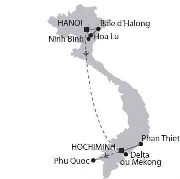 Circuit Vietnam Découverte et Phu Quoc Privatif hanoi Vietnam