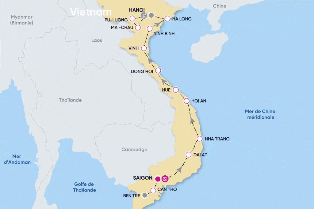 Circuit Grand tour Authentique hochiminh Vietnam
