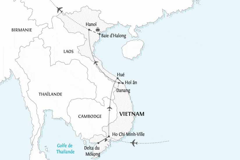 Circuit Le Vietnam, du Mékong à la baie d'Halong hochiminh Vietnam