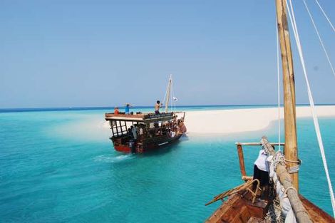 Bateau lors d'excursion en mer